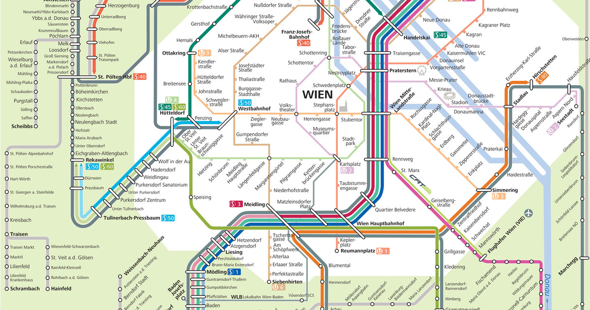 U Bahn Wien Map Calendar 2024