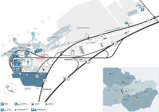 Karte, plan und terminalplan von Wien Schwechat (VIE)